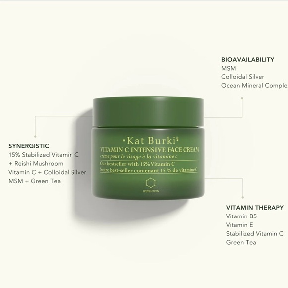 KAT BURKI Vitamin C Intensive Face Cream 1 oz. NEW - Picture 7 of 9